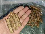 Fuel wood pellets in granules. Пеллеты топливные деревянные в гранулах - фото 1