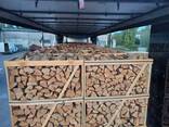 Kiln-dried Oak (Ash) Firewood in Wooden Crates | Ultima Carbon - фото 1