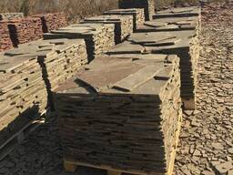 Pedra de arenito natural