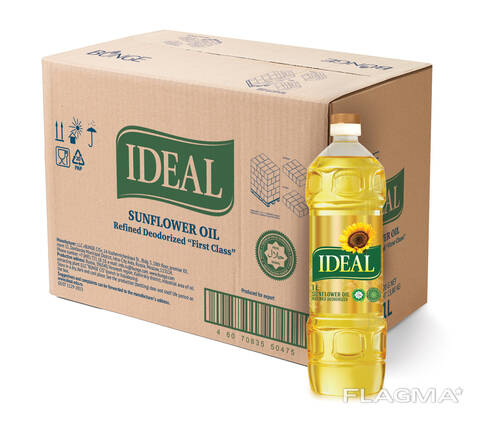 Refined sunflower oil 1L,