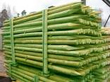 Rounded pine pillars, fences, palisades - фото 1