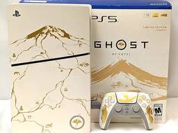 Sony PlayStation 5 Slim Disc Console 1TB Ghost of Yotei Gold Edition